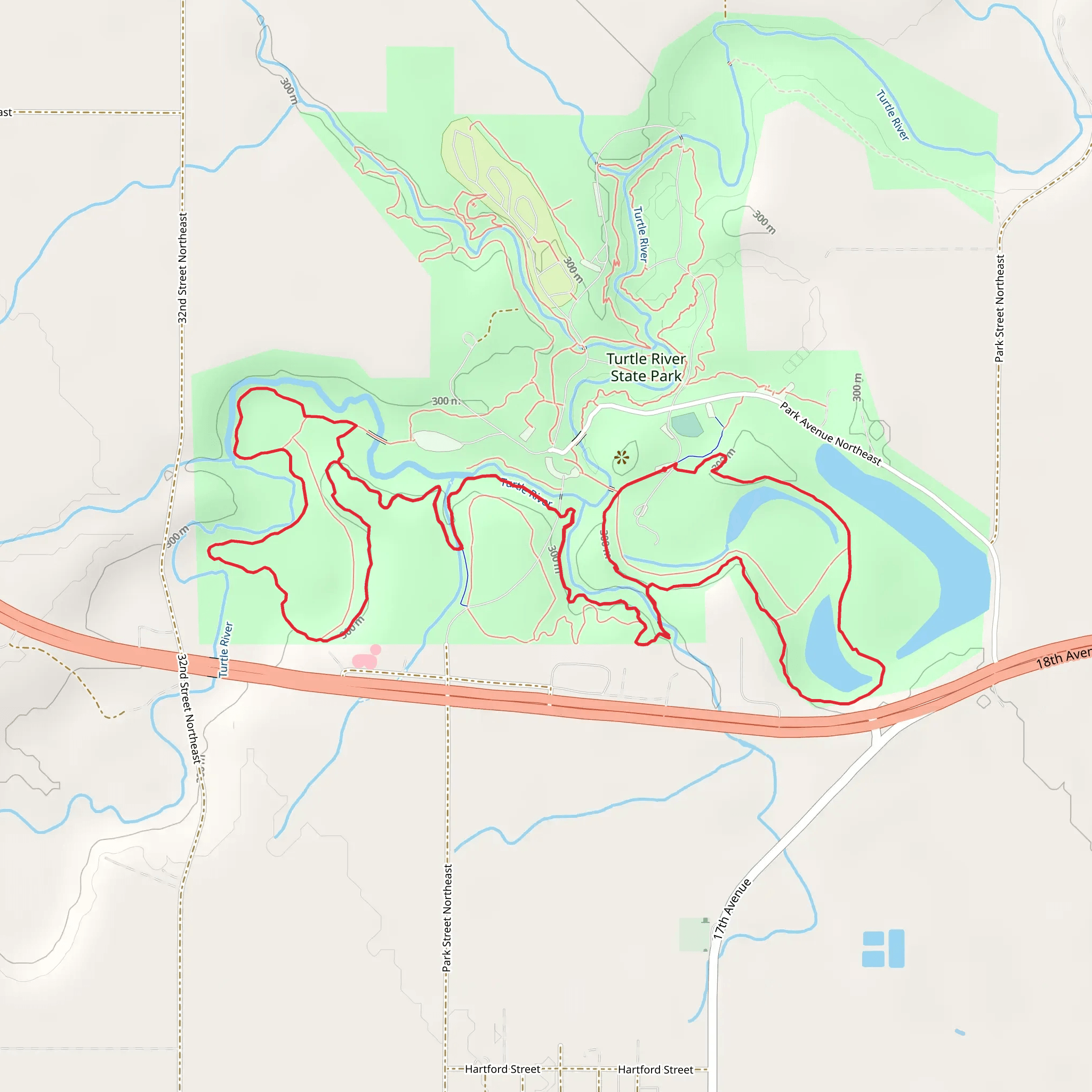 Eco and Interpretive Loop Trail mobile static map