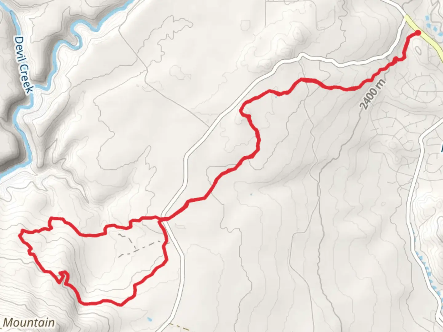 An image depicting the trail Turkey Springs Loop Trail and its surrounding area.