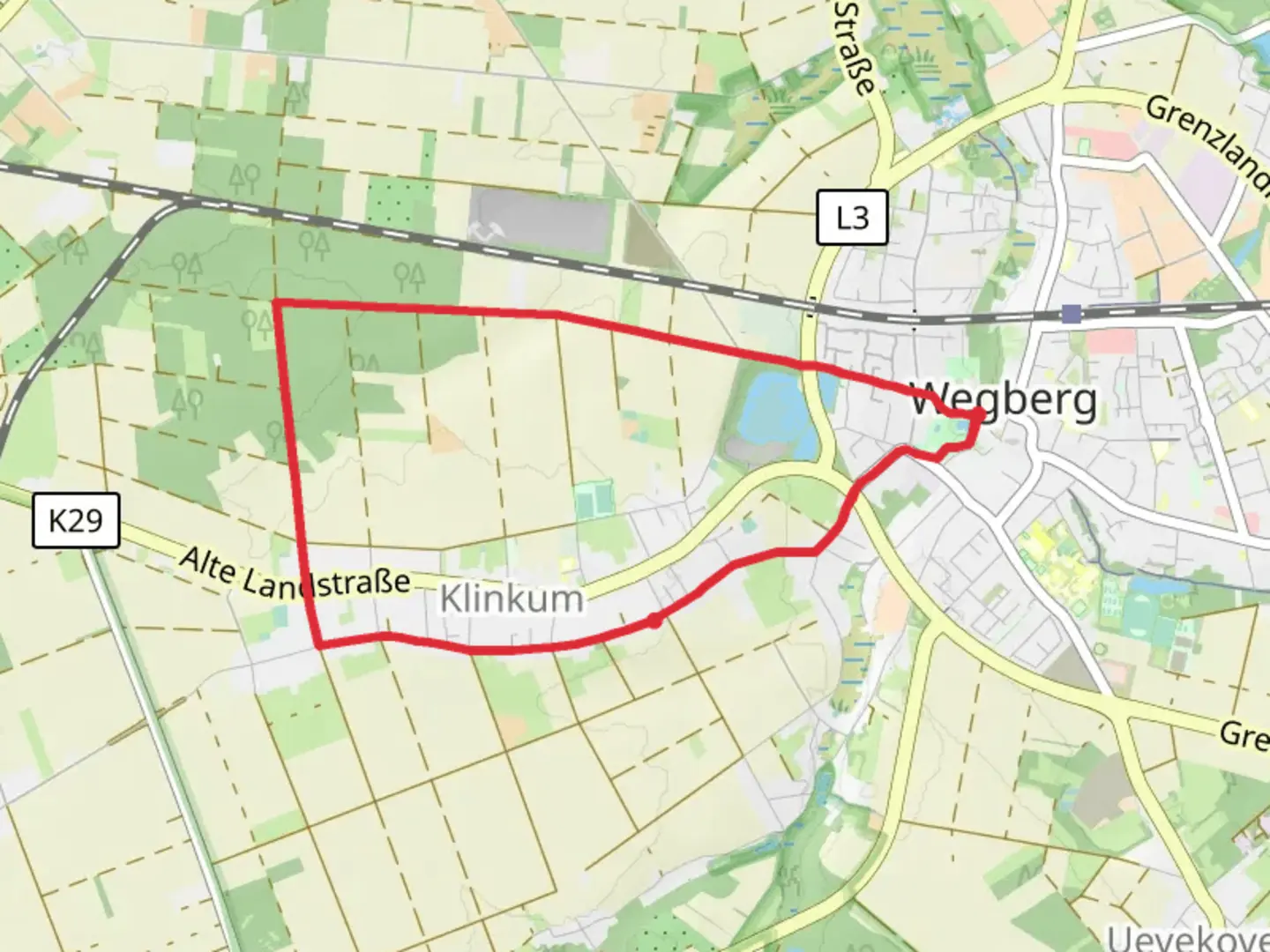 An image depicting the trail Römerstraße Loop and its surrounding area.