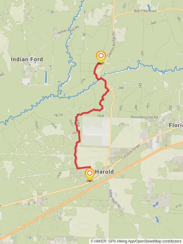 Juniper Creek Trail from Harold