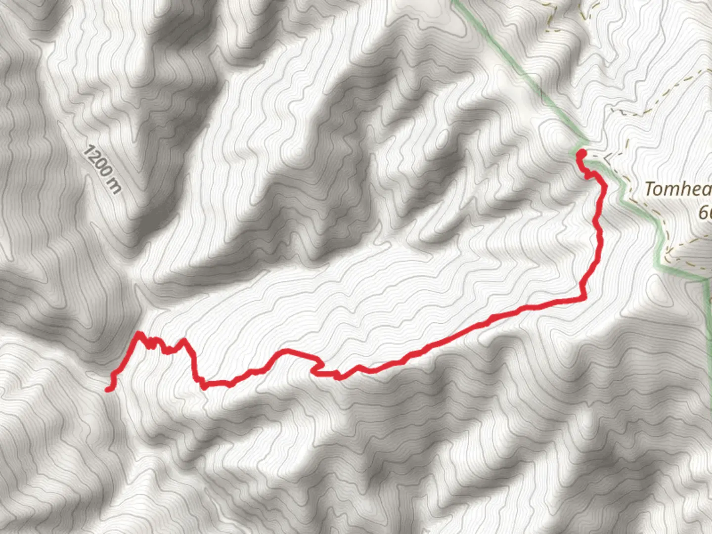 An image depicting the trail Syd Cabin Ridge Trail and its surrounding area.