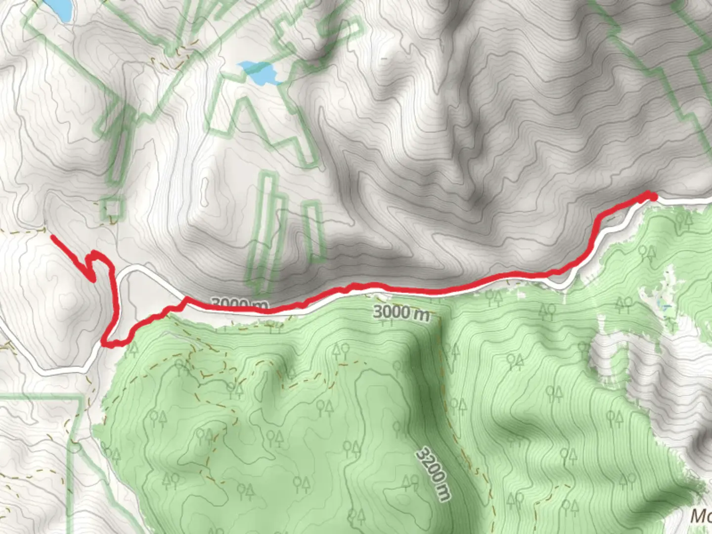 An image depicting the trail Kebler Wagon Trail - Short and its surrounding area.