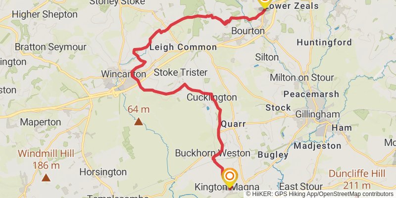 Orange Way stage 12 Map