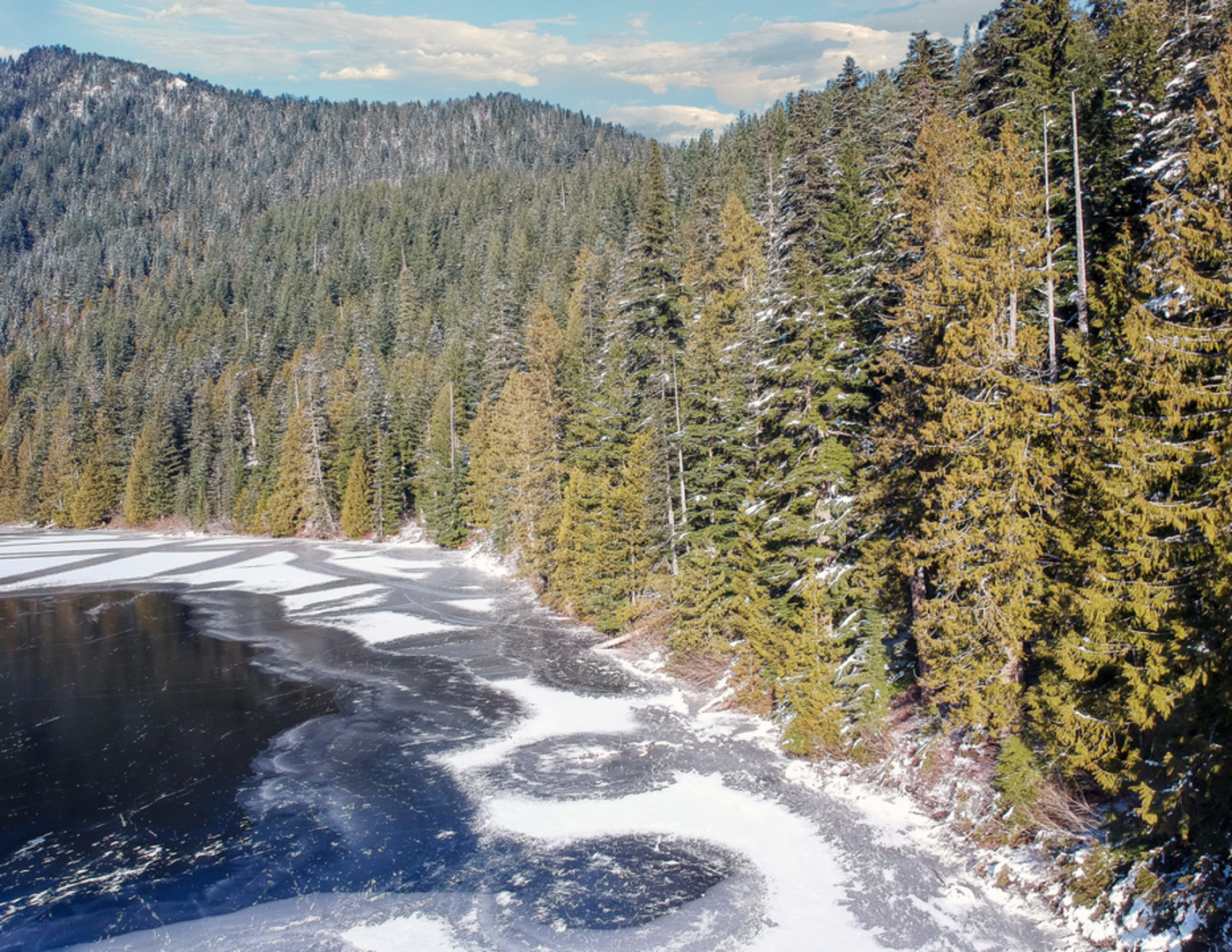 An image depicting the trail Pratt Lake Trail and its surrounding area.