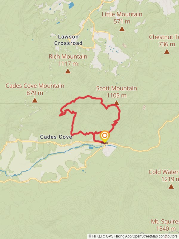 Indian Grave Gap Trail and Crooked Arm Ridge Loop
