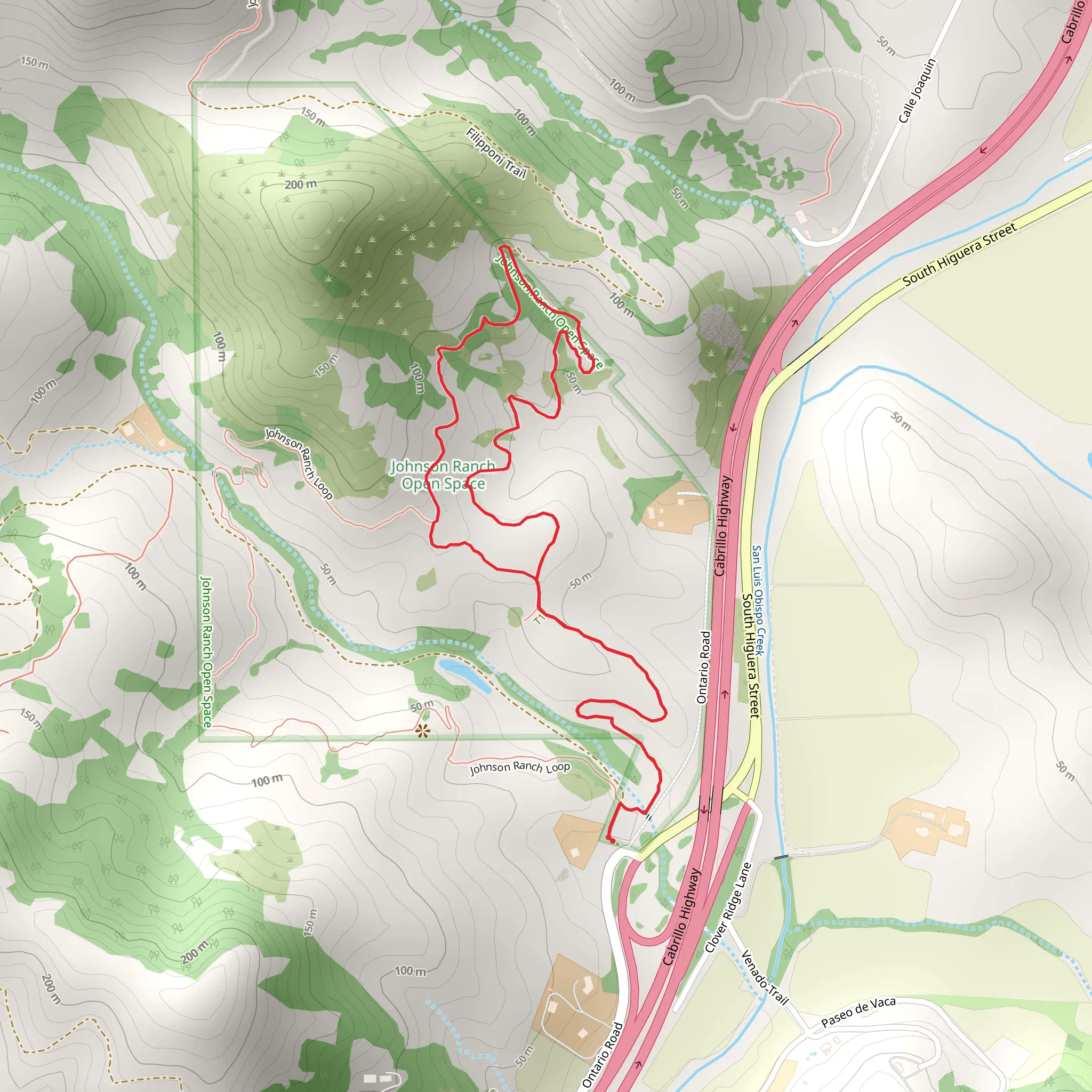 Johnson Ranch Open Space Loop mobile static map