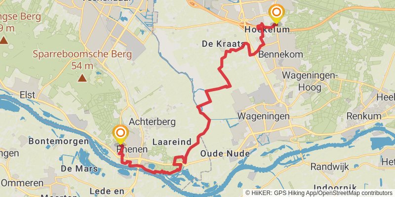 Trekvogelpad stage 12 Map