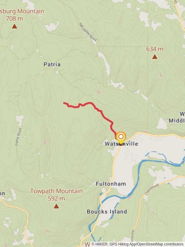 Watsonville Long Path mobile static map