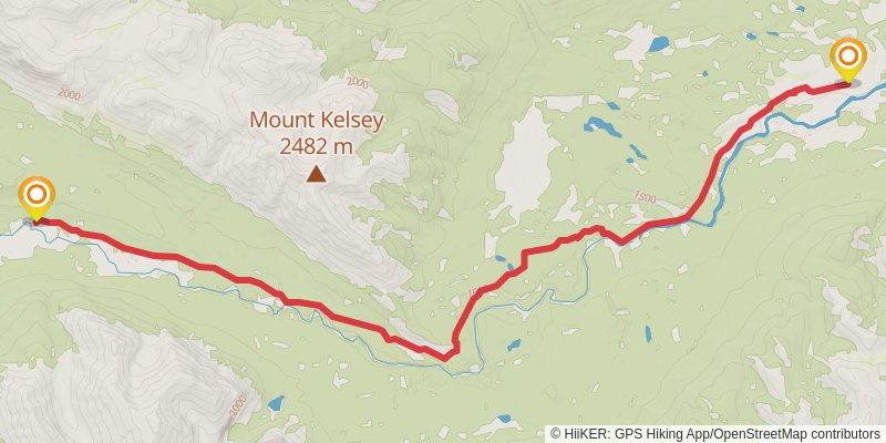 North Boundary Trail stage 7 Map