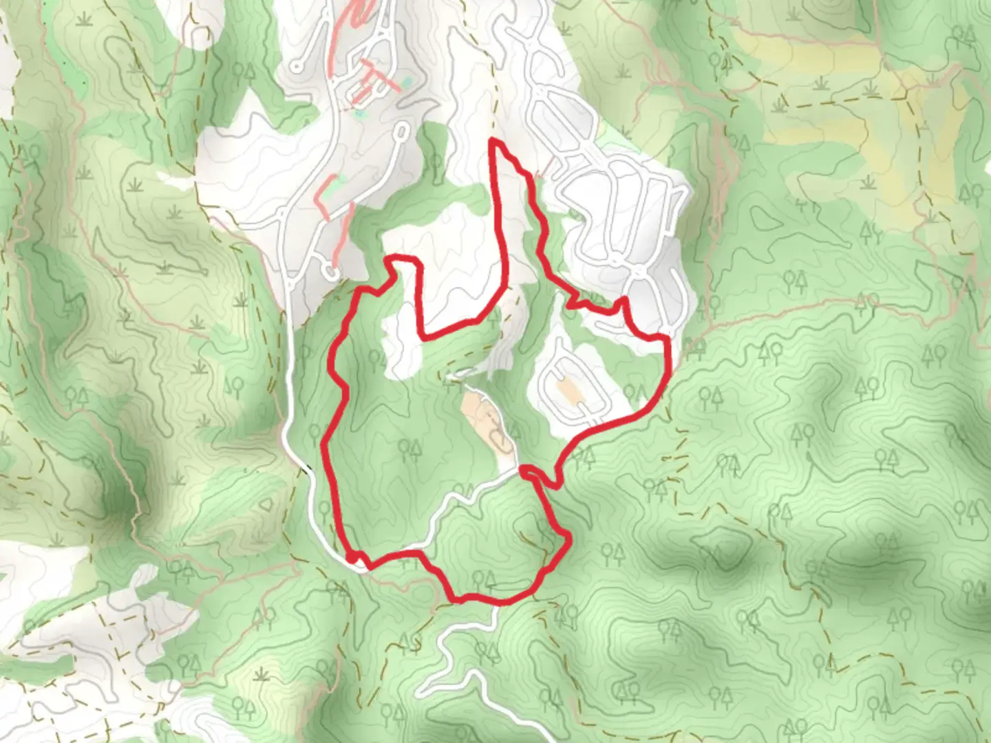 An image depicting the trail Path of the Barranco de los Cañones - Murcia PR MU 53 and its surrounding area.