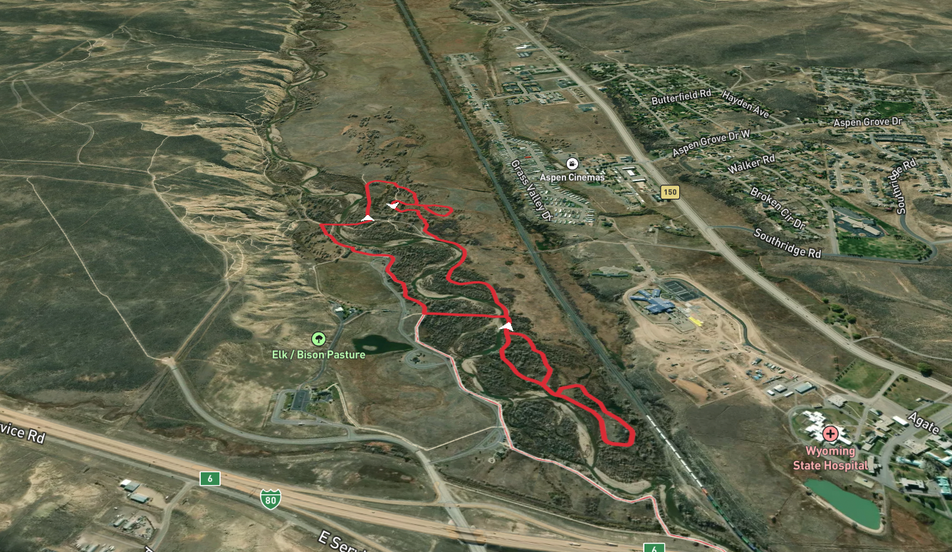 Pronghorn Path, Cottonwood and Willow Loop Trail