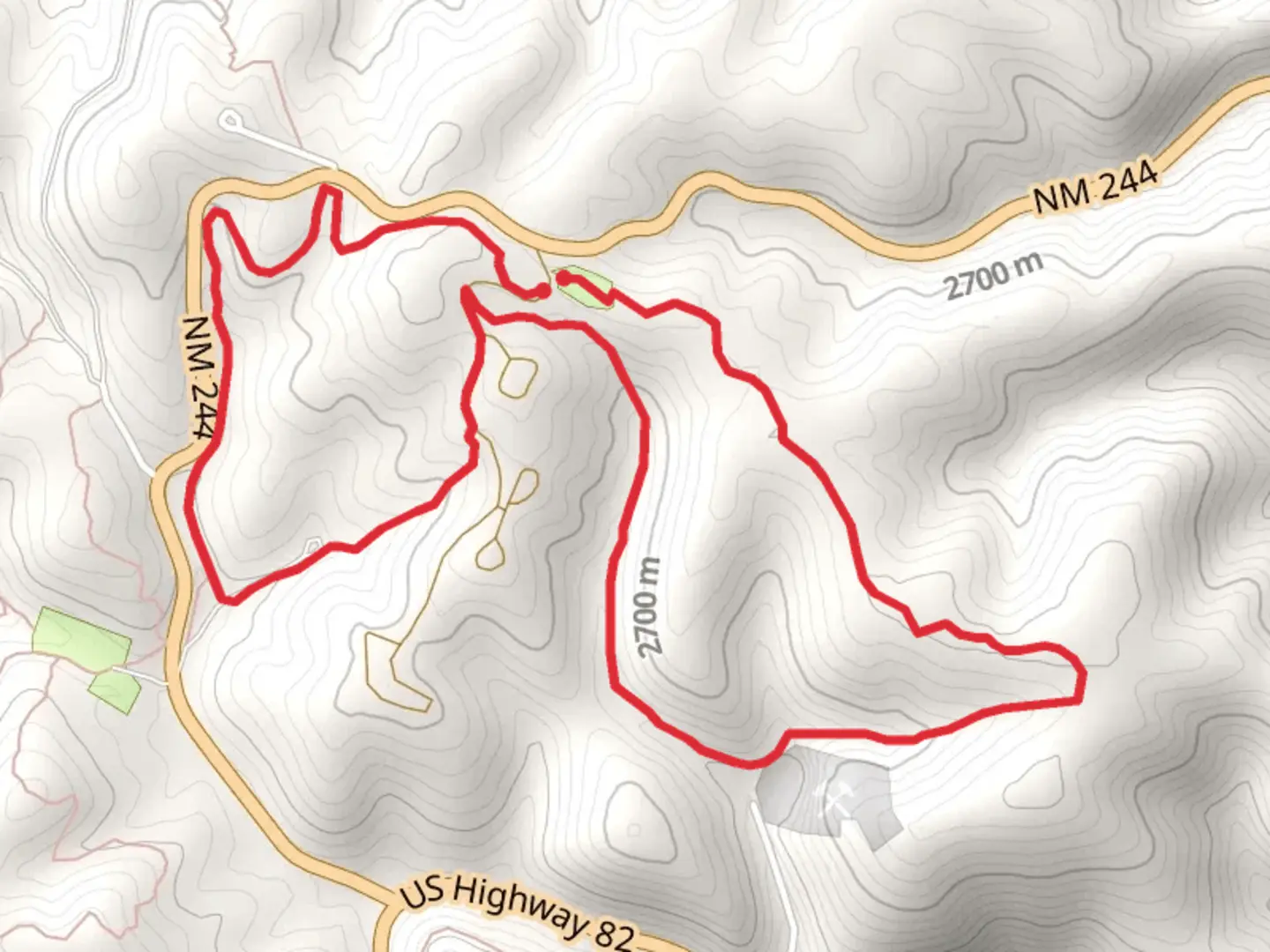 An image depicting the trail Fir and Little Apache Loop Trail and its surrounding area.