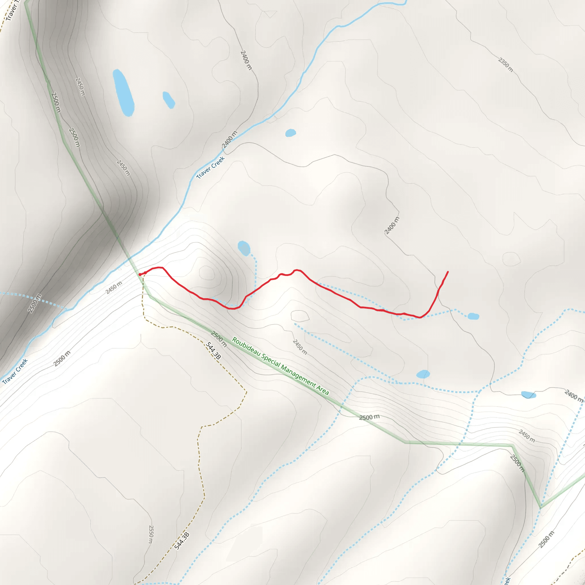 Payne Mesa Trail mobile static map