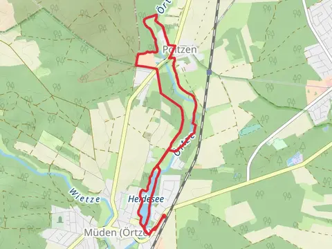 Heidesee via Heideschleife Mueden