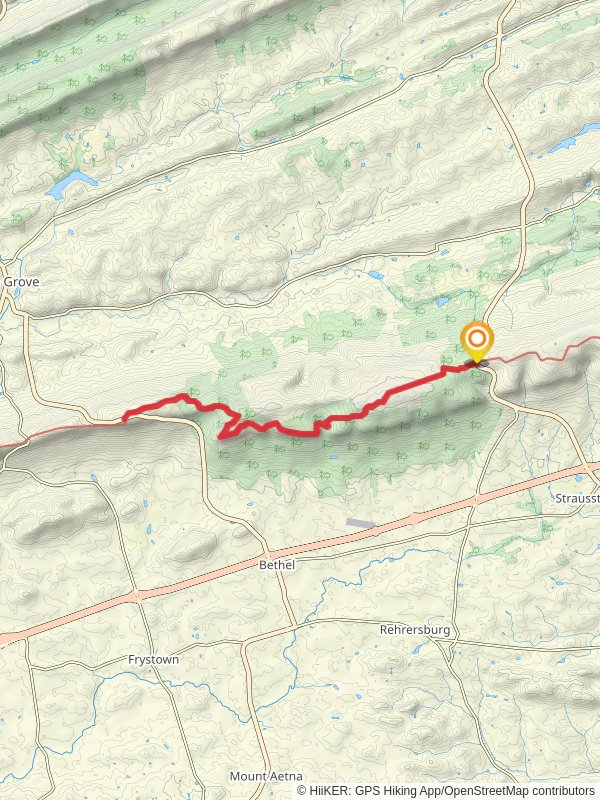 Round Head and Applebee Shelter via Appalachian Trail