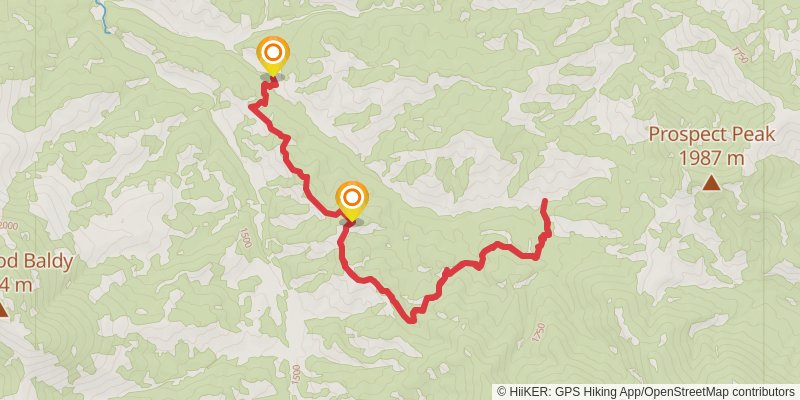 Center Ridge Trail stage 2 Map