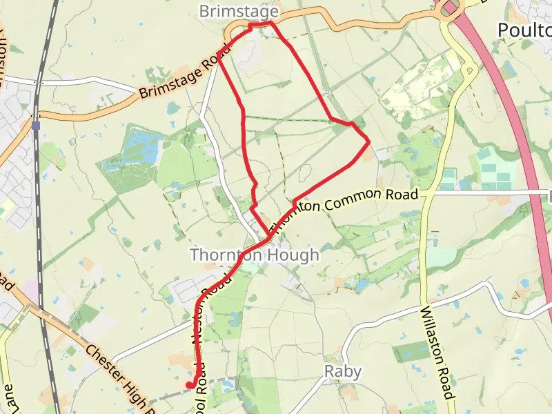 Thornton Hough to Brimstage Loop