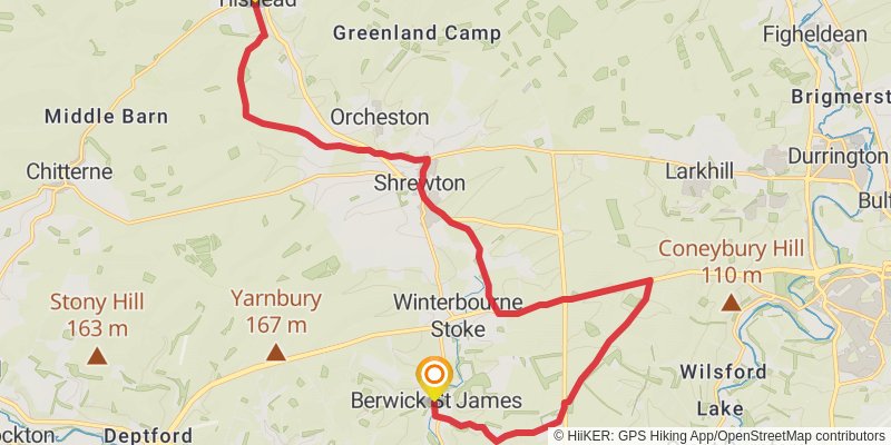 Celtic Way stage 30 Map