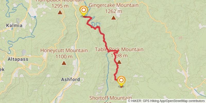 Linville Gorge Trail stage 4 Map