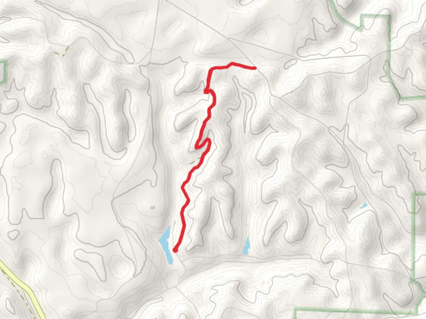 An image depicting the trail Buckeye Trail from Town Hwy 13 and its surrounding area.