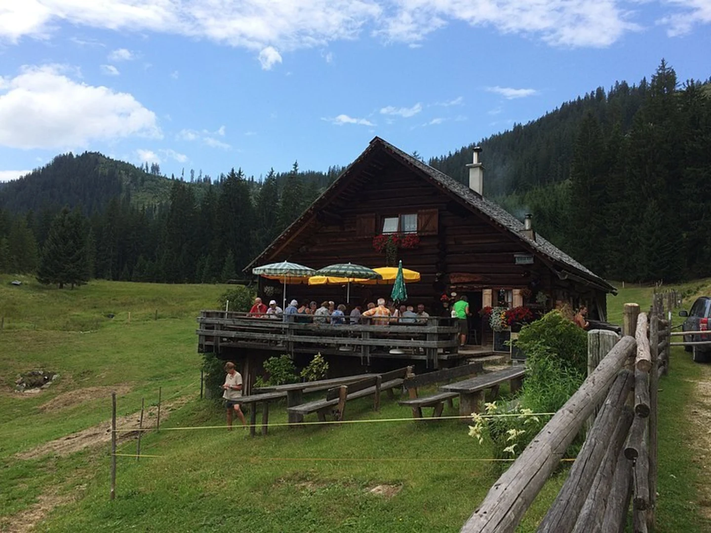 An image depicting the trail Iglmoosalm Hut Tour and its surrounding area.