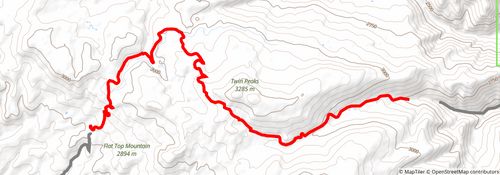 American Discovery Trail South Route stage 266 Map