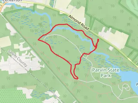 Forest Road - Blue Trail, Knoll - Orange Trail and Muddy Run Loop