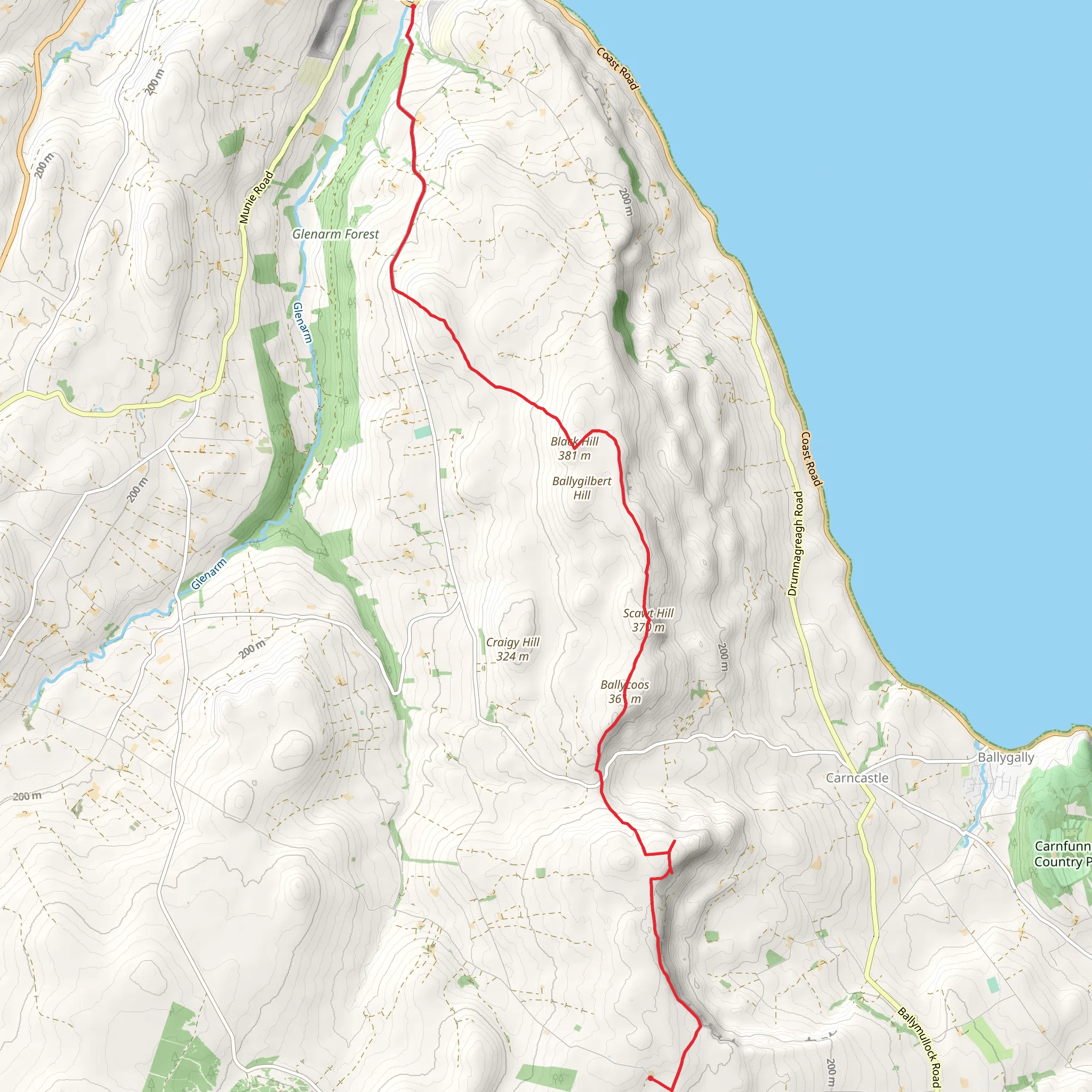 Black Hill mobile static map