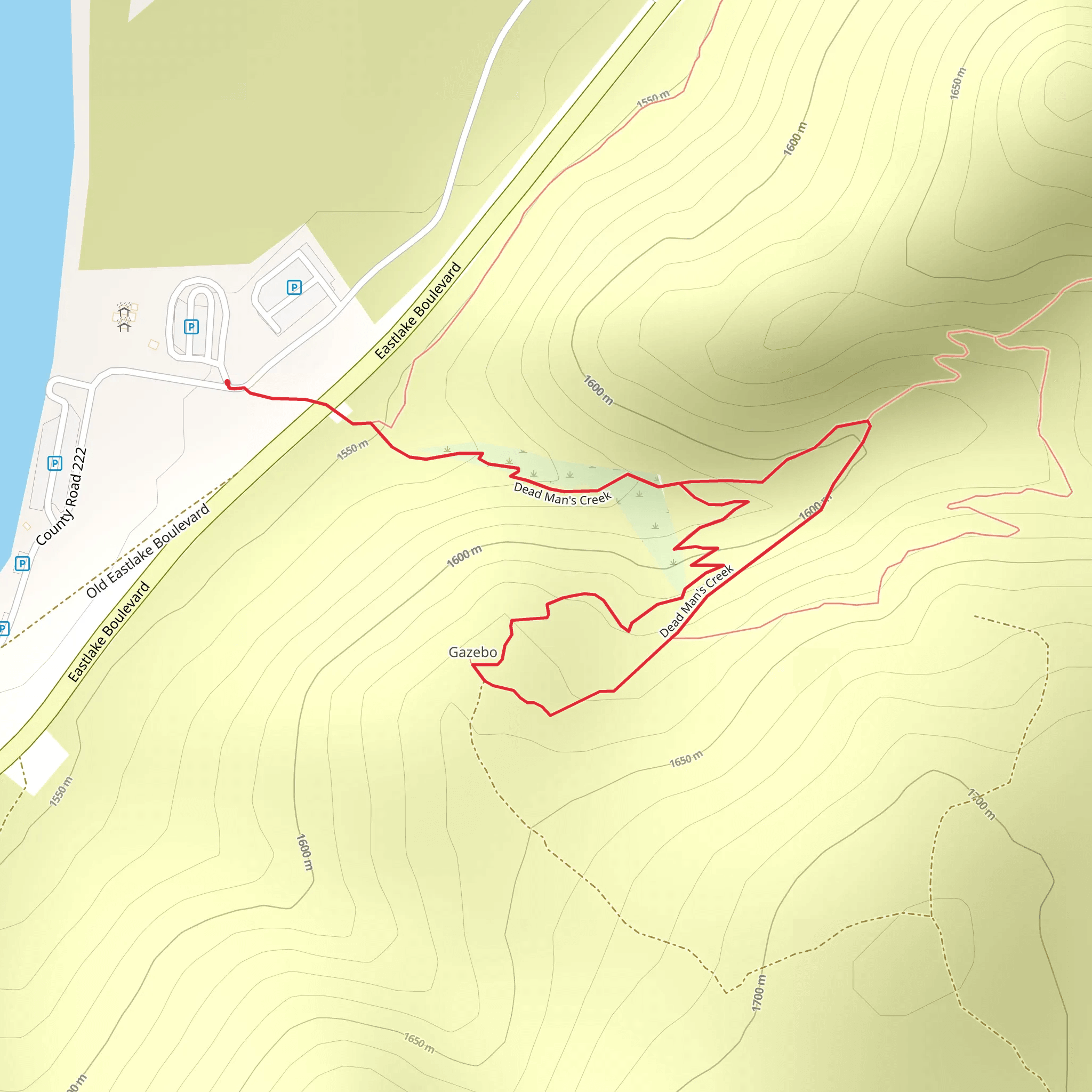 Dead Man's Creek Loop mobile static map