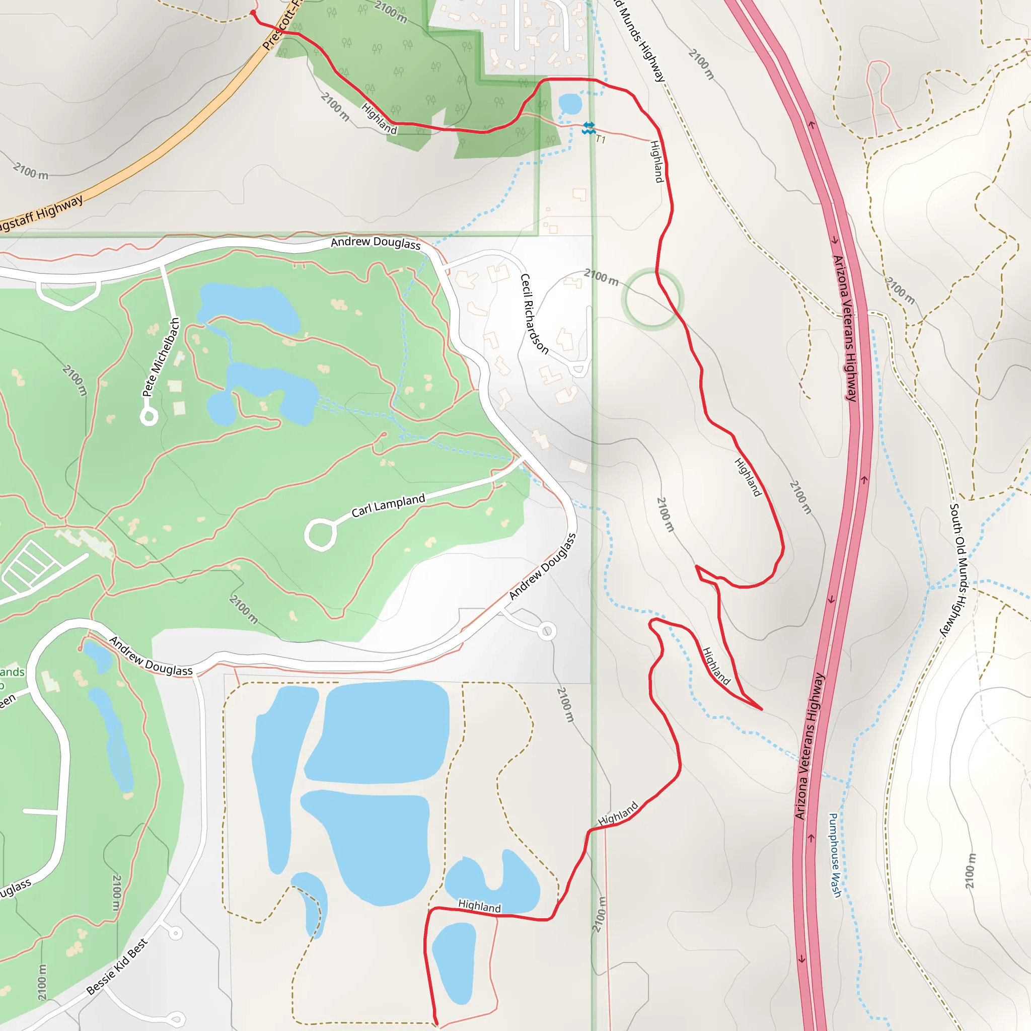 Highland mobile static map