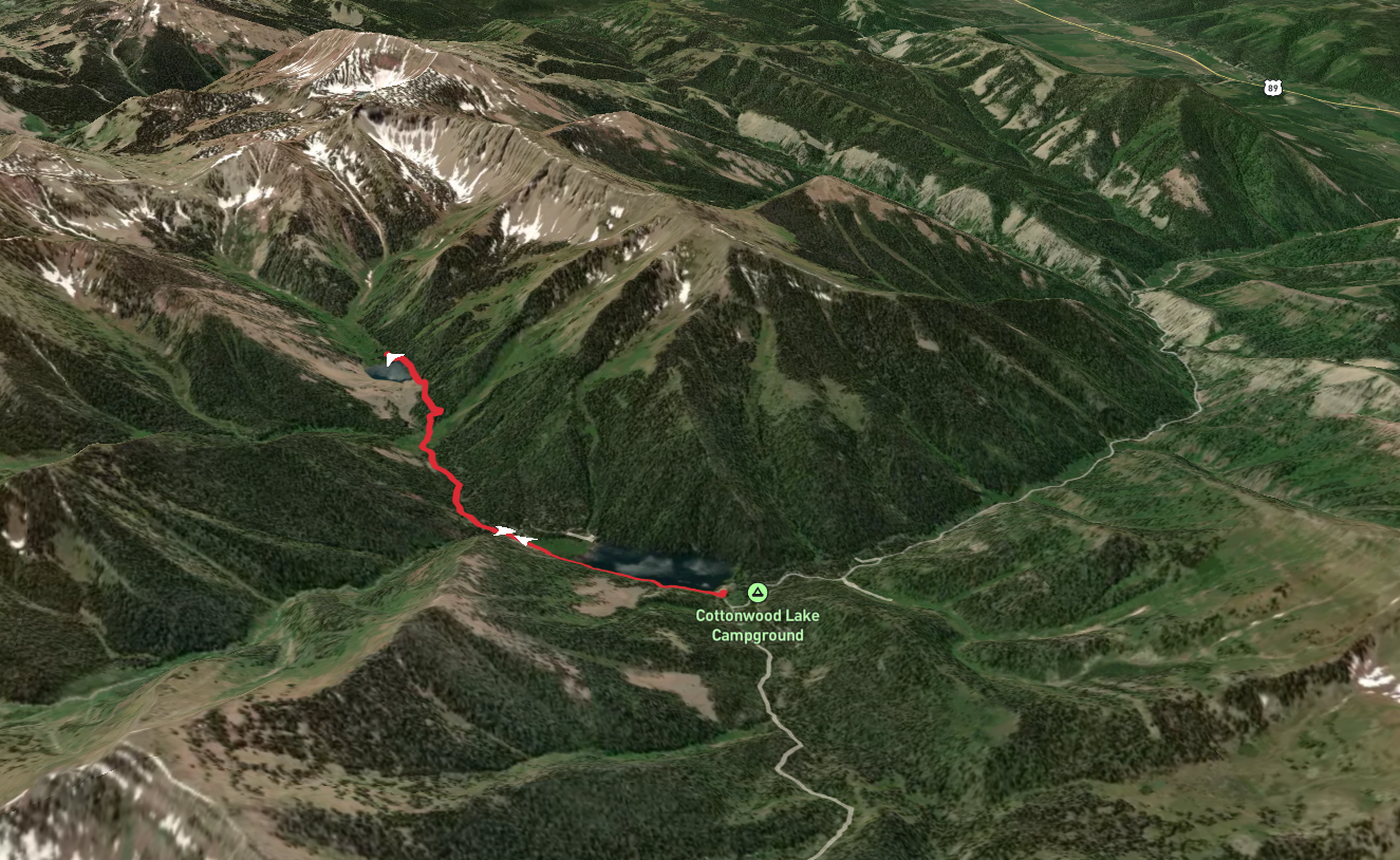 Slide Laje and Cottonwood Lake