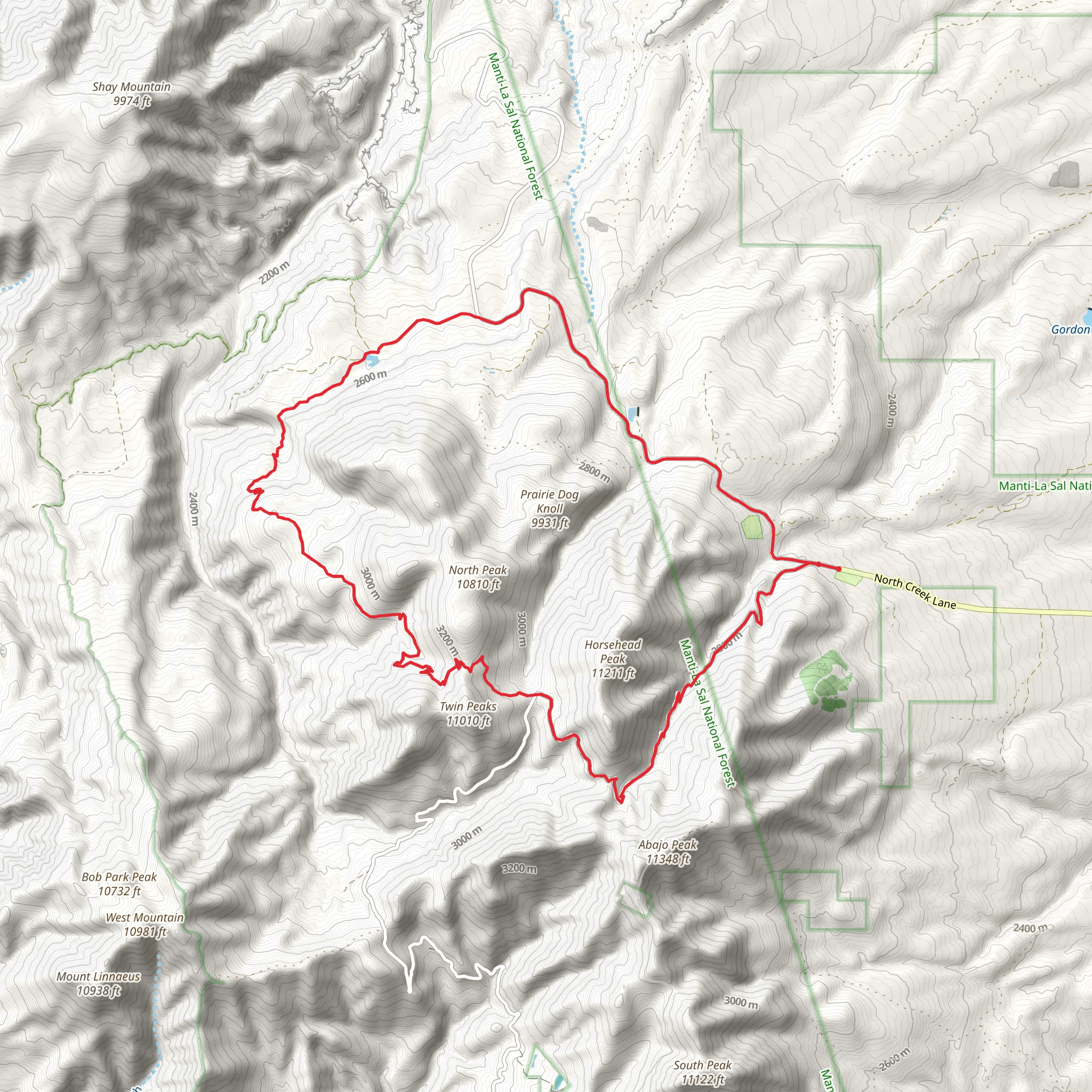 Robertson Pasture and Spring Lake Loop mobile static map