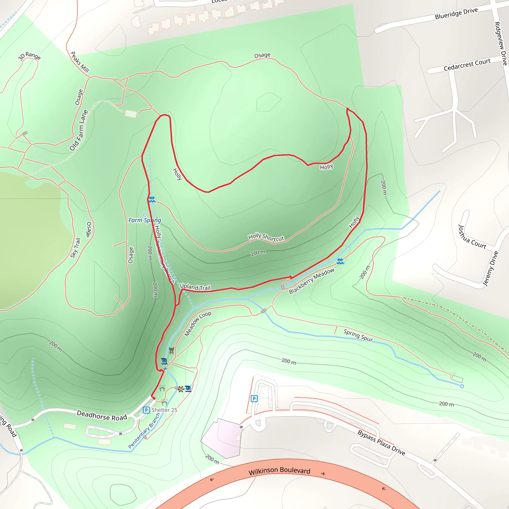 Holly Loop mobile static map