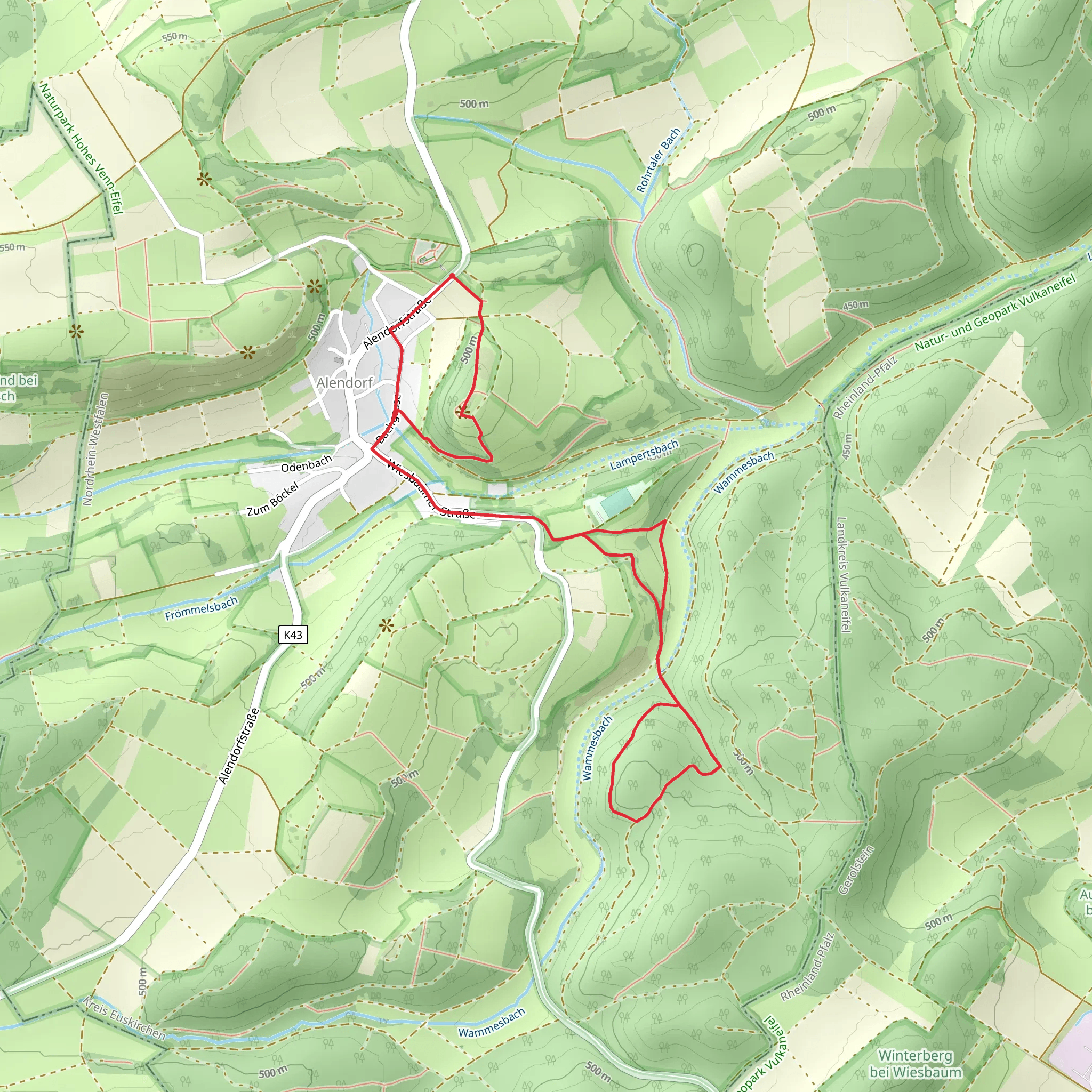 Jugen Zeltplatz Loop mobile static map