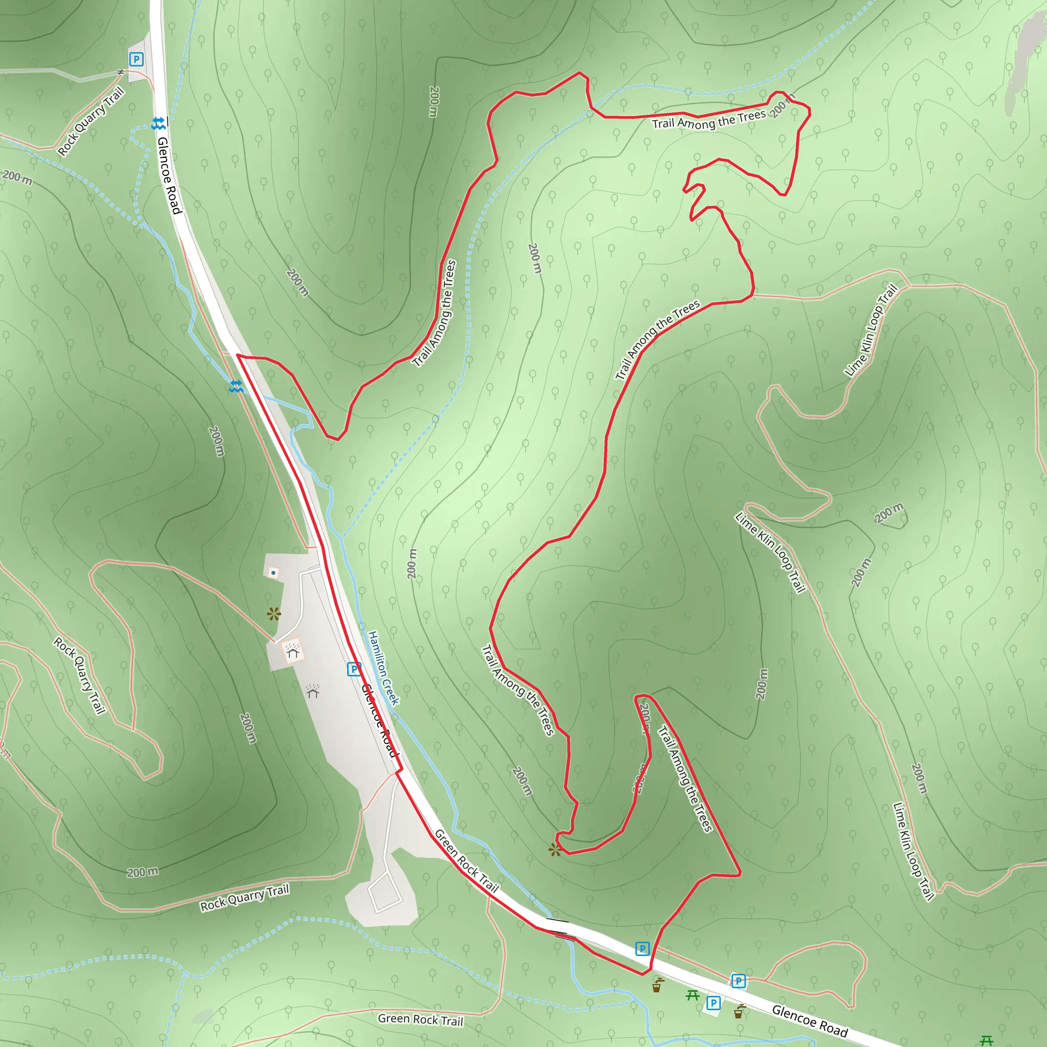 Trail Among the Trees Loop mobile static map