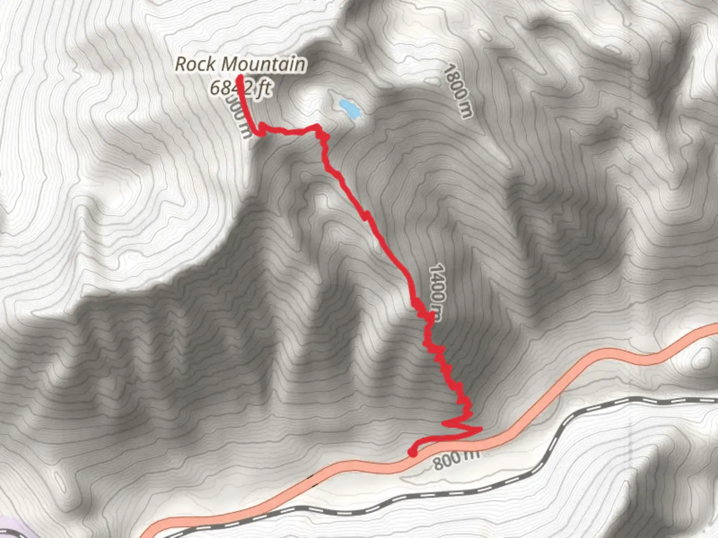 An image depicting the trail Rock Mountain Trail and its surrounding area.