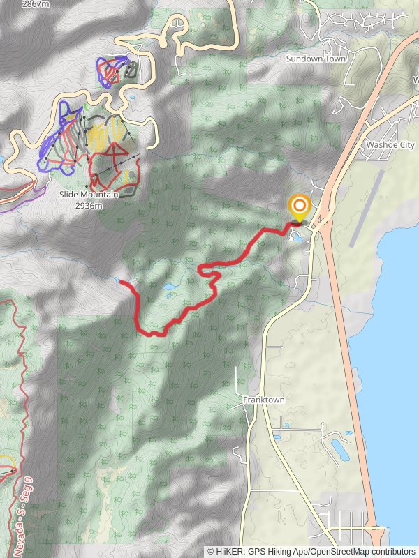 Upper Price Lake from Davis Creek Picnic Road