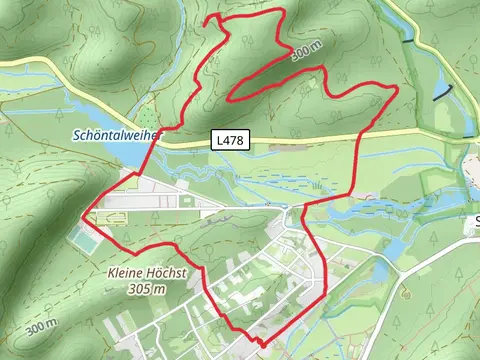 Schoentalweiher via Horbachkanzel Runde