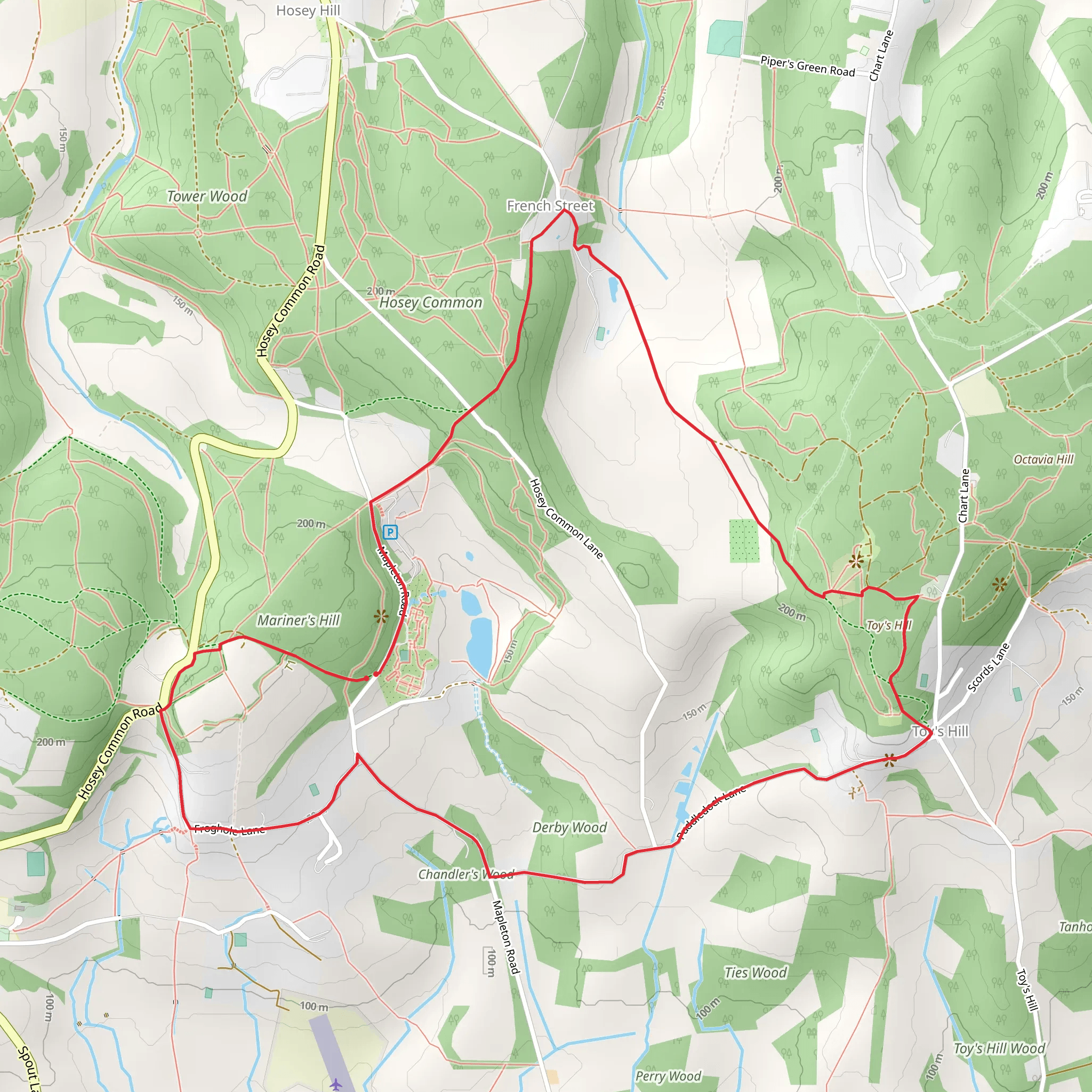 Chartwell House mobile static map
