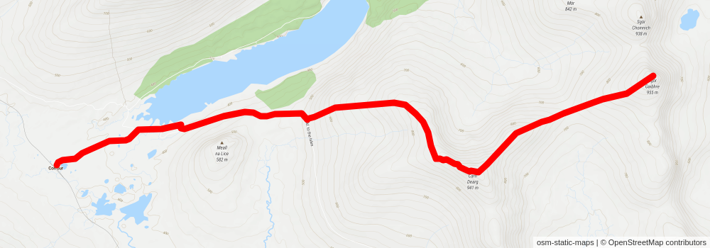 Sgòr Gaibhre stage 2 Map