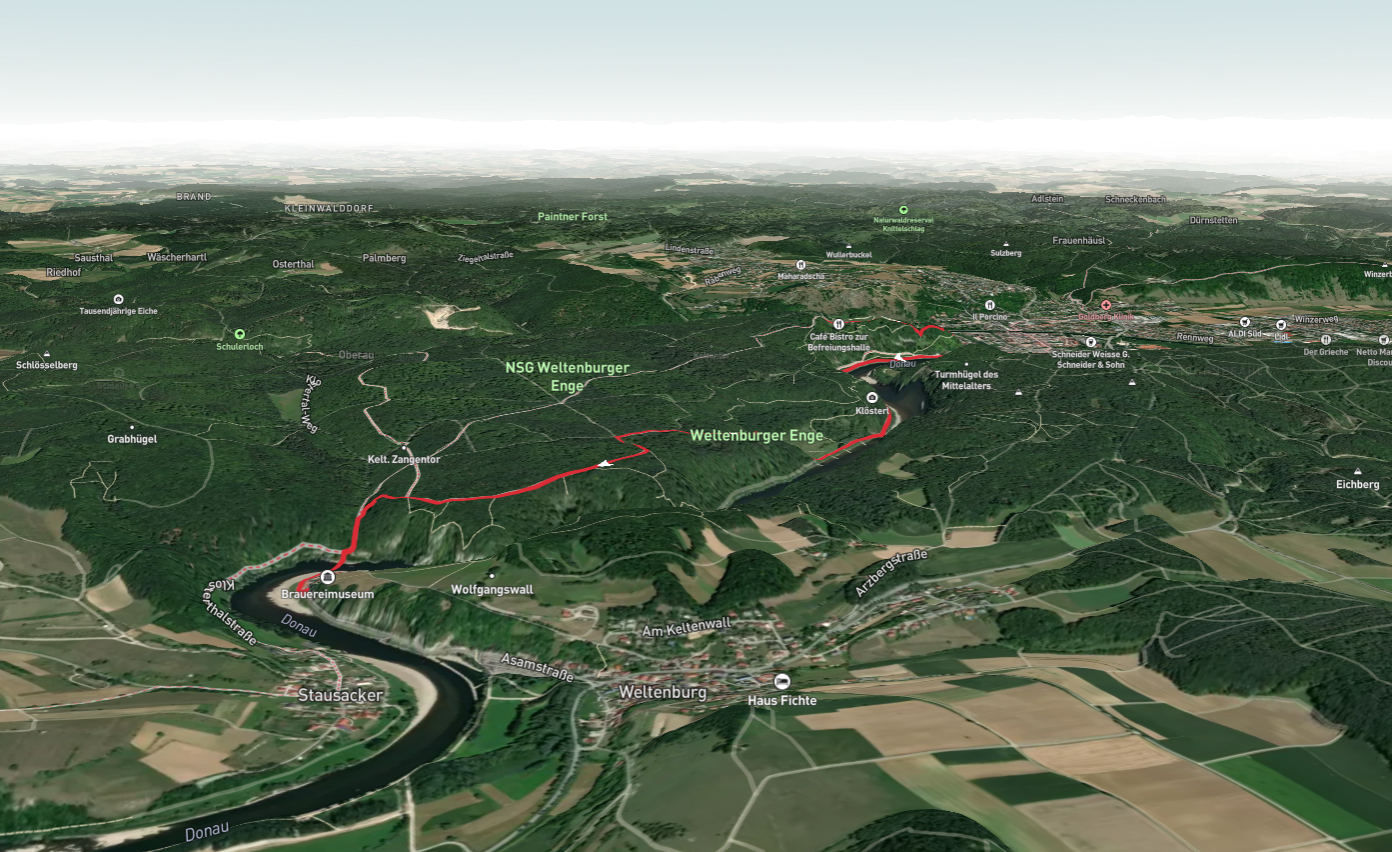 Liberation Hall to Asam Kirche Walk via Jurasteig Hauptroute