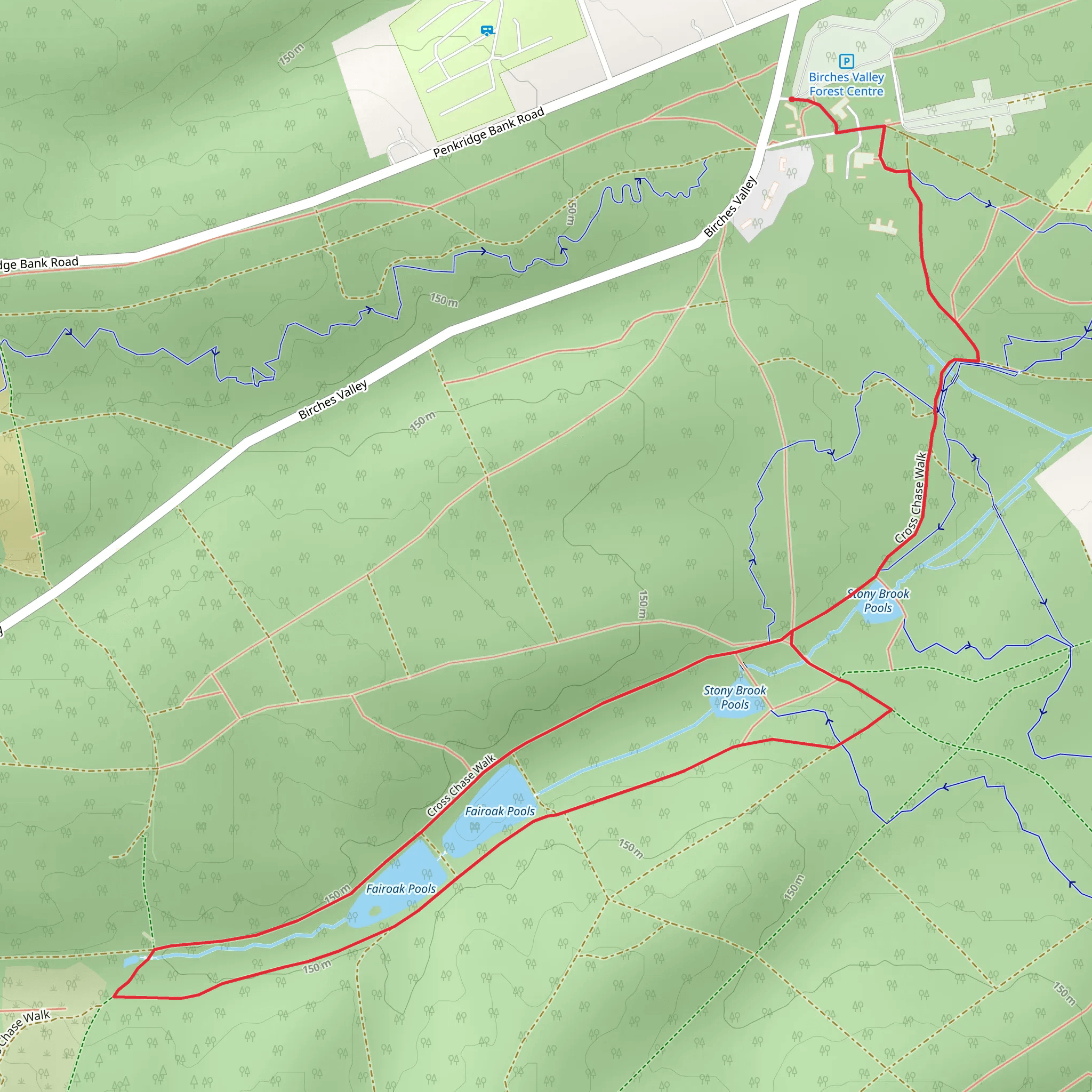 Fairoak Pools Loop mobile static map