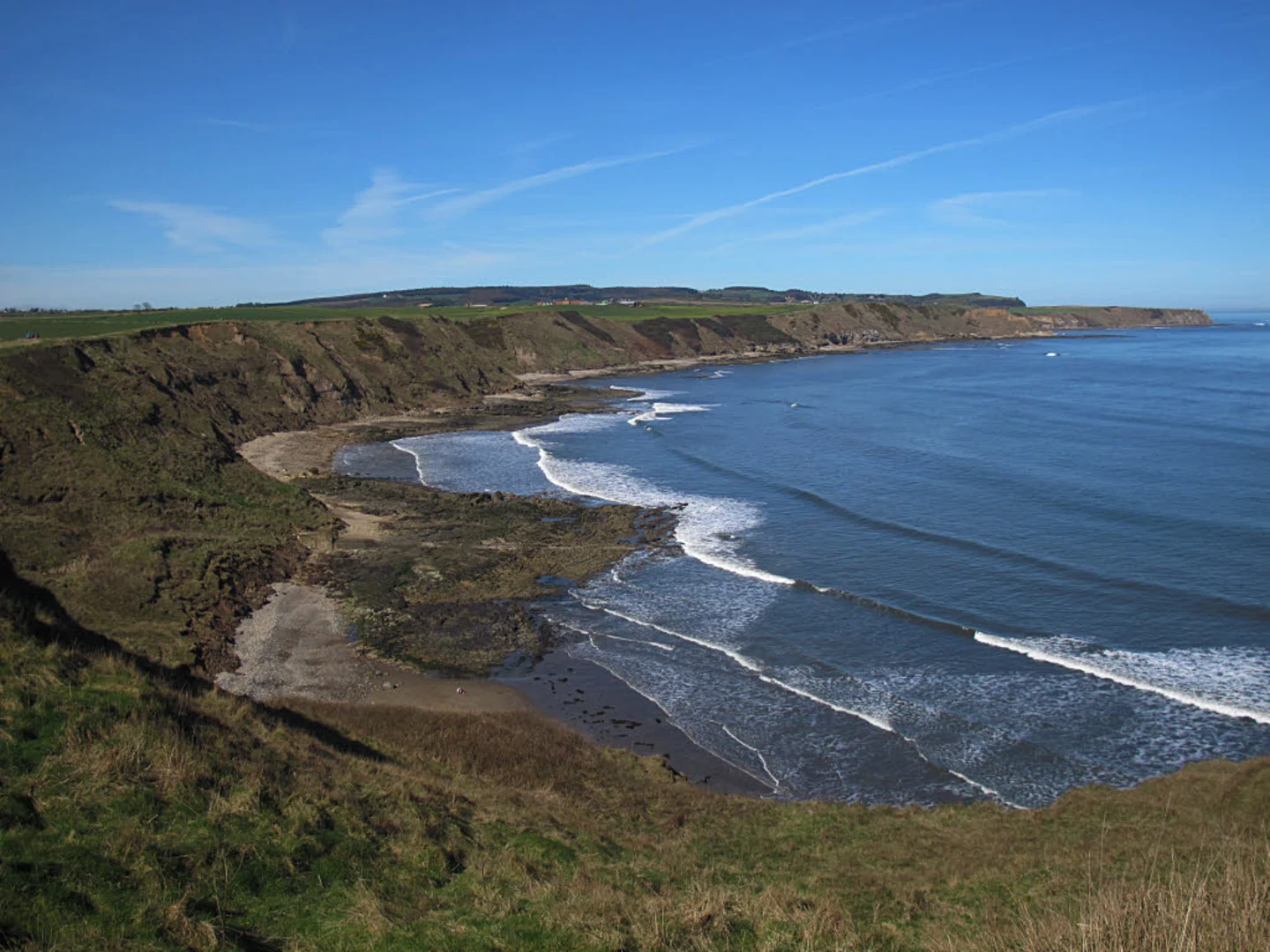 An image depicting the trail Burniston Loop via Crok Ness and its surrounding area.