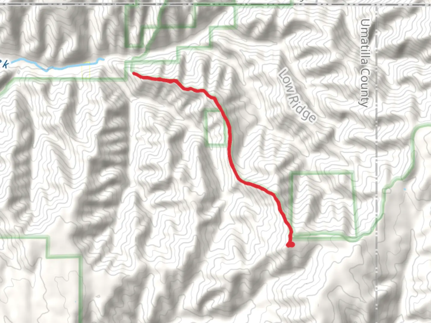 An image depicting the trail Indian Ridge Trail - Short and its surrounding area.