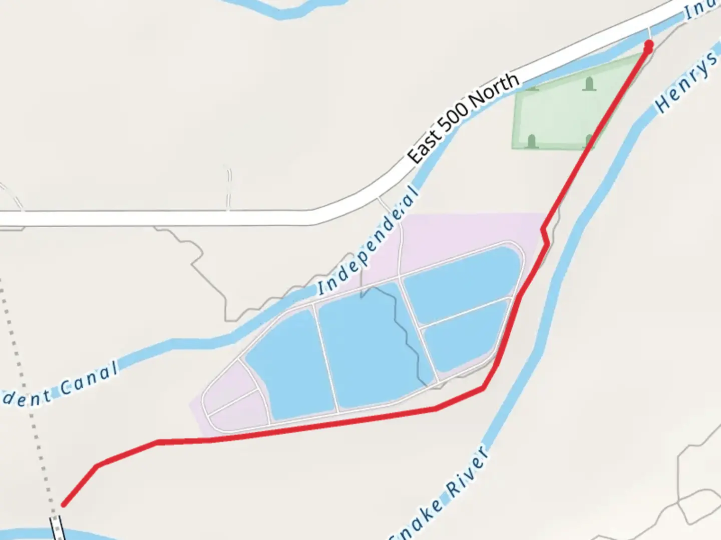 An image depicting the trail North Fork Snake River Walk along and its surrounding area.