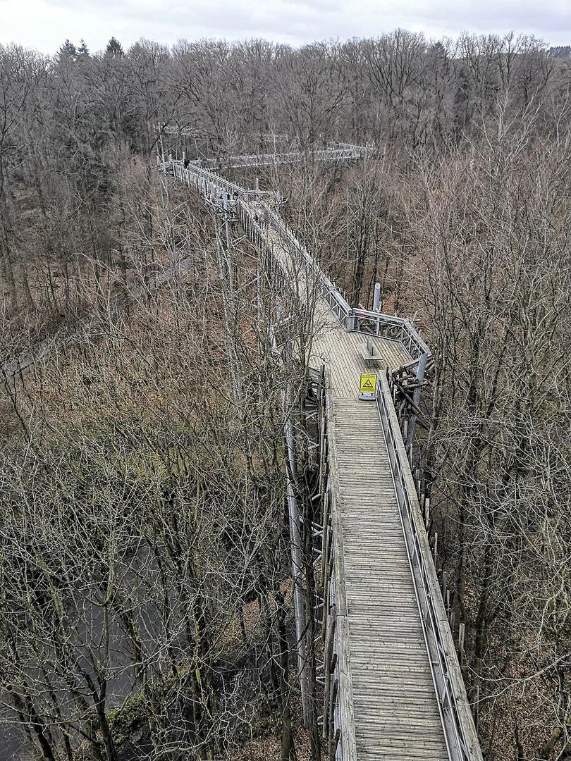 An image depicting the trail Oesede to Baumwipfelpfad Bad Iburg Walk and its surrounding area.
