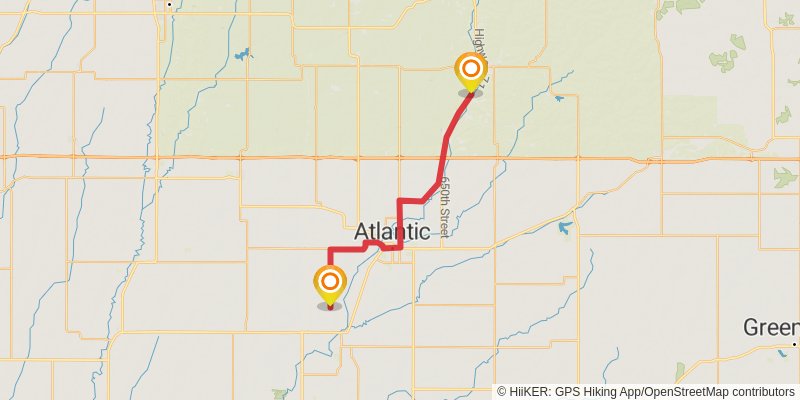American Discovery Trail - North stage 40 Map