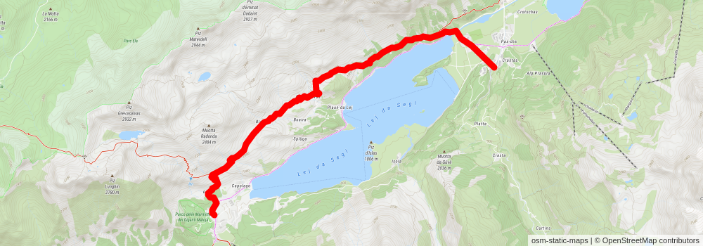 Bernina-Tour stage 6 Map
