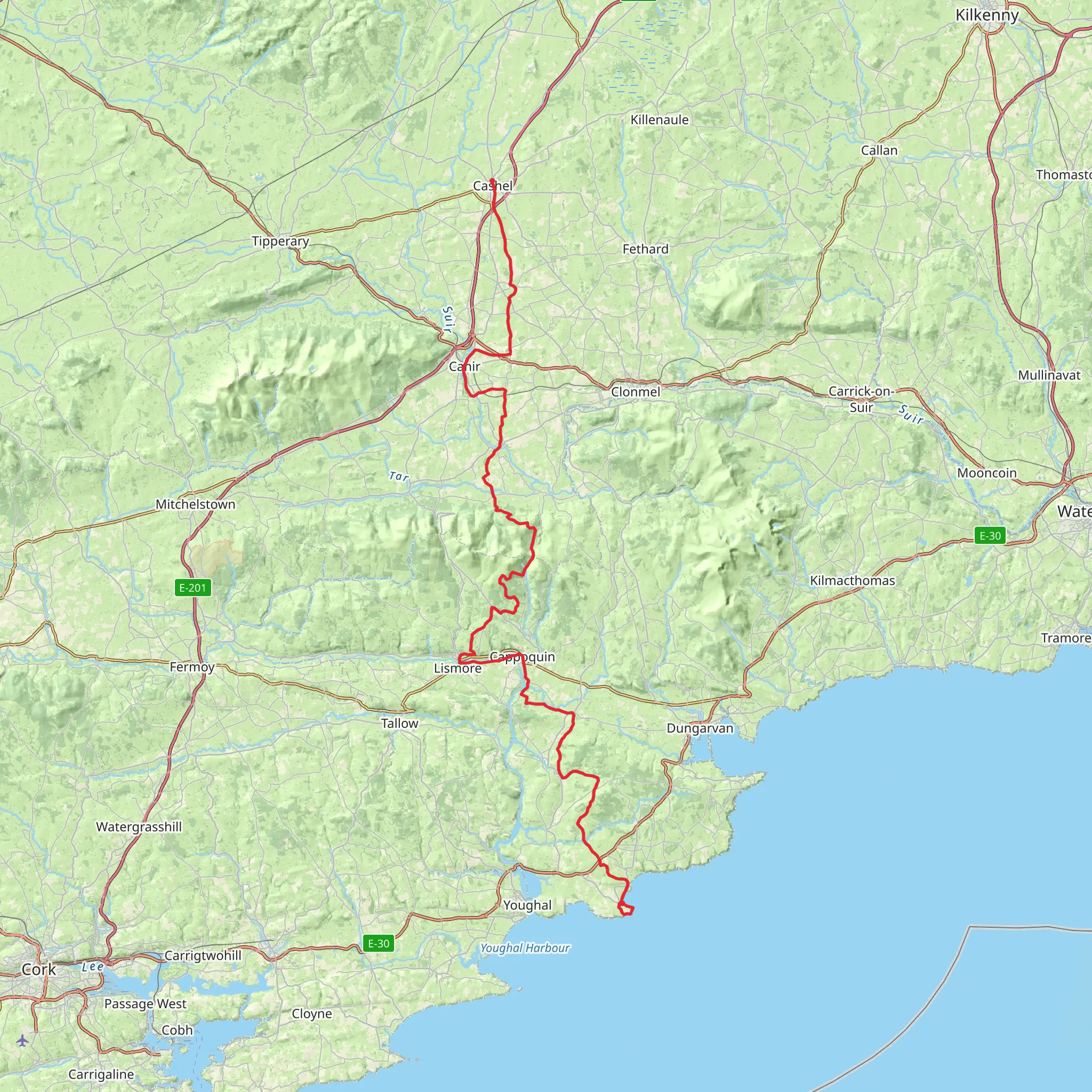 St Declan's Way mobile static map