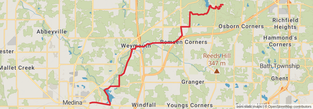 American Perimeter Trail - North Country Primary stage 15 Map